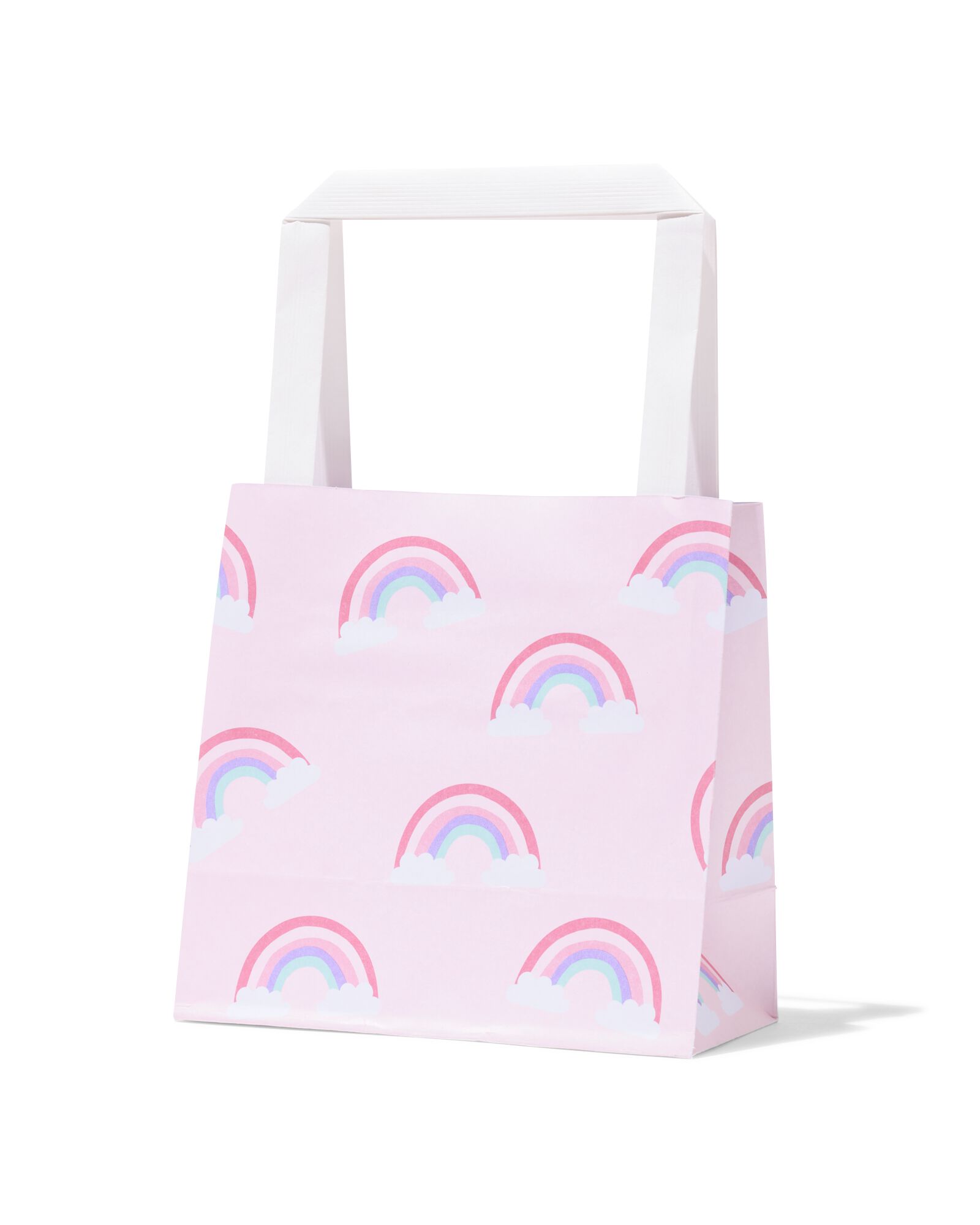 sacs cadeaux S 21x13x21cm  arc-en-ciel- lot de 6 - 14700686 - HEMA