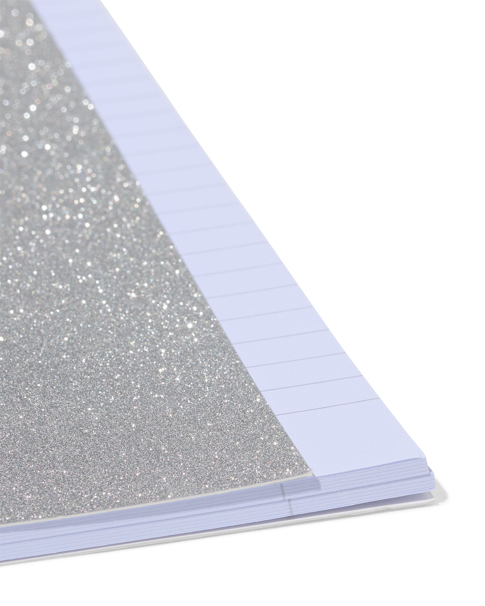 carnet 25,5x18cm ligné motif étoile  - 14100372 - HEMA