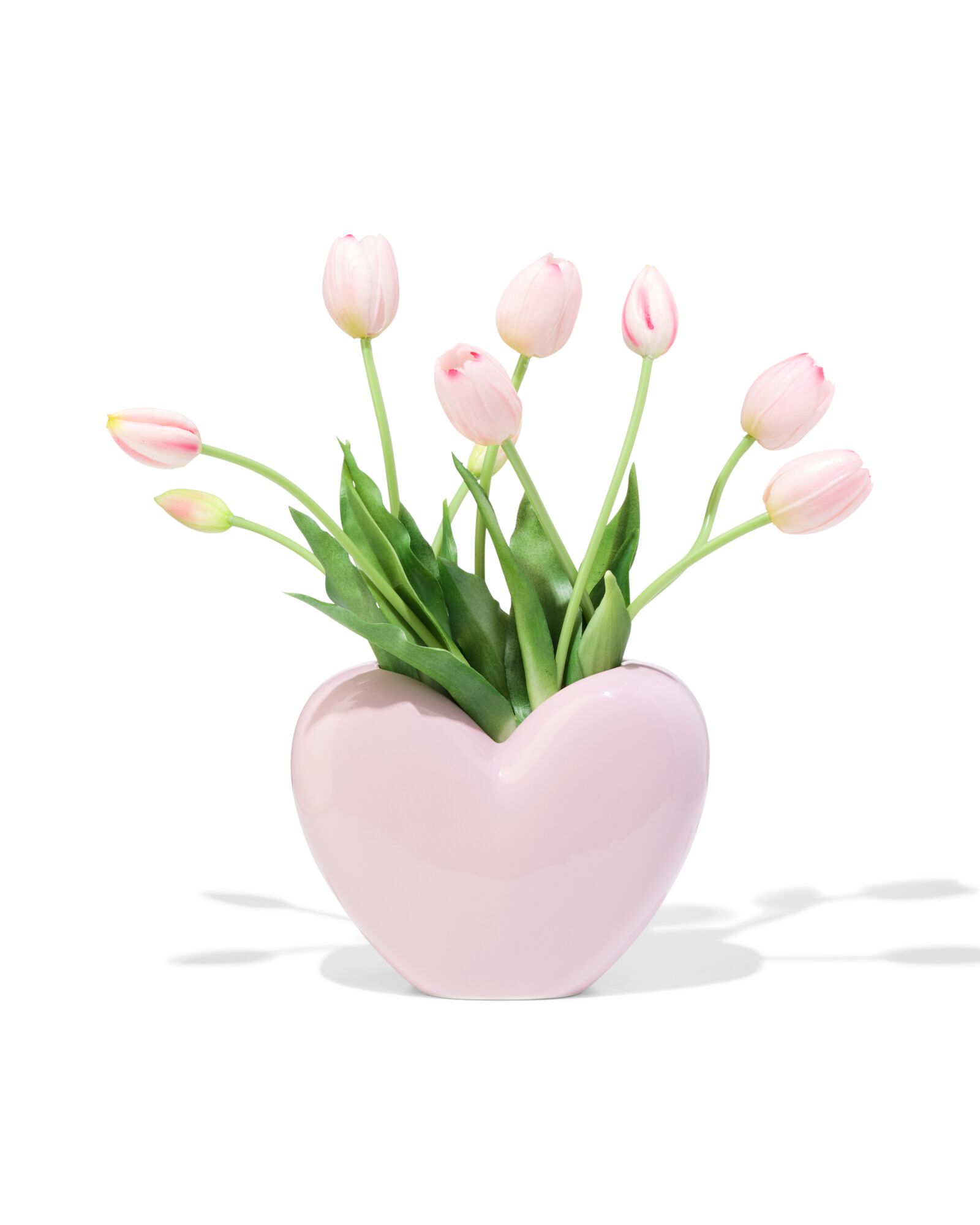 Vase 19 cm, Herz aus Keramik - 61100530 - HEMA