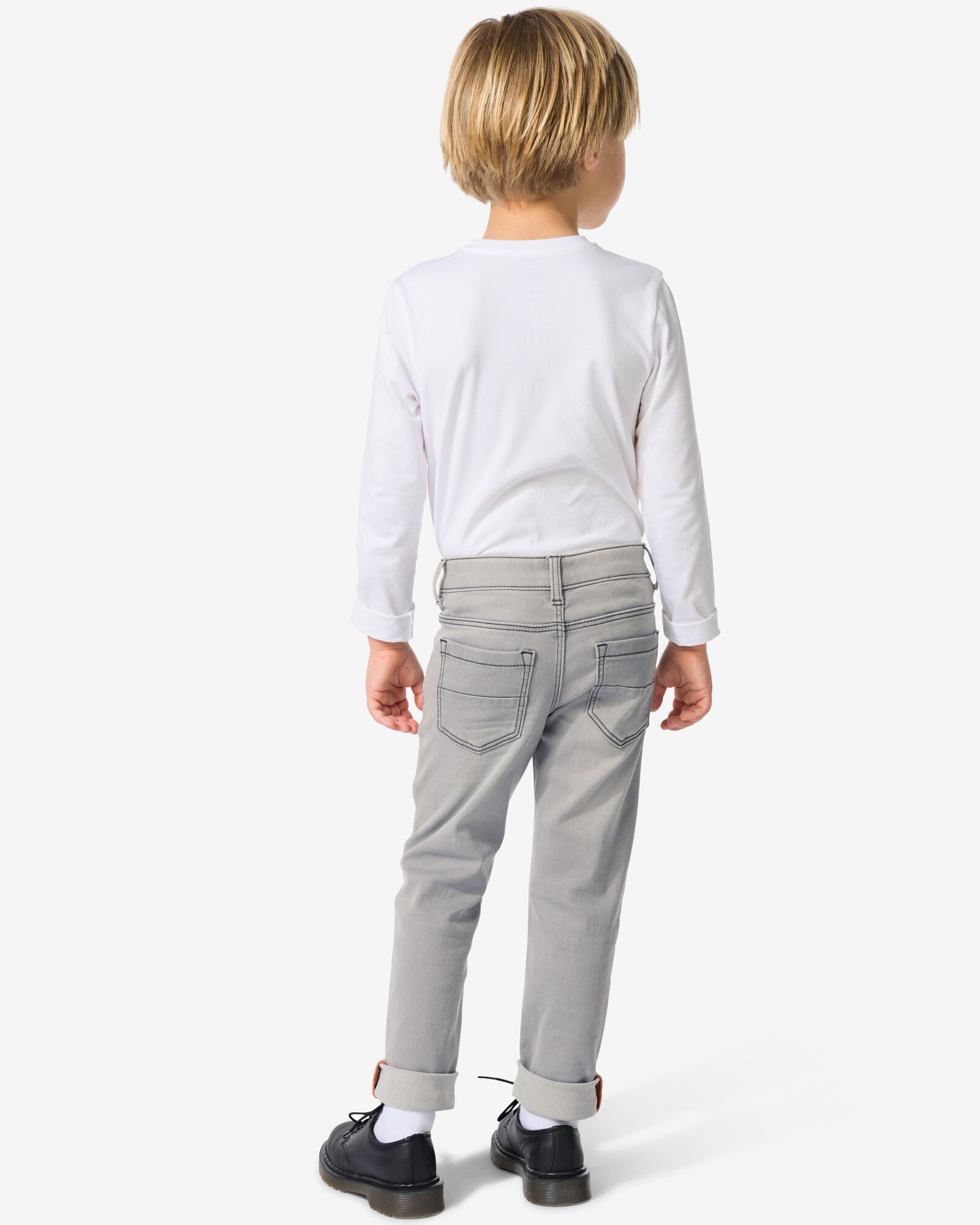 Kinder-Jogdenim, Skinnyhose grau grau - 1000028292 - HEMA