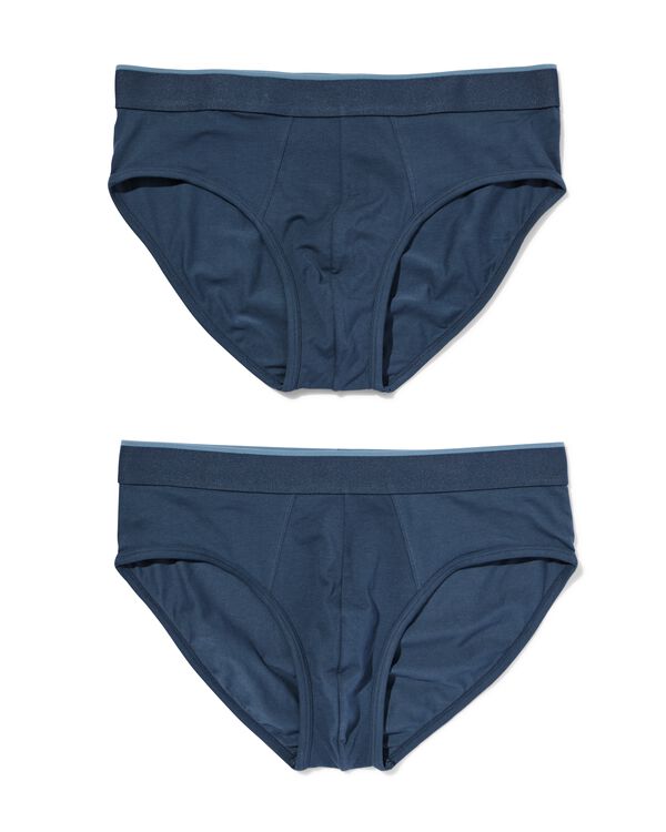Herrenslips Perfect Comfort &ndash; 2 St&uuml;ck dunkelblau dunkelblau - 19190330DARKBLUE - HEMA