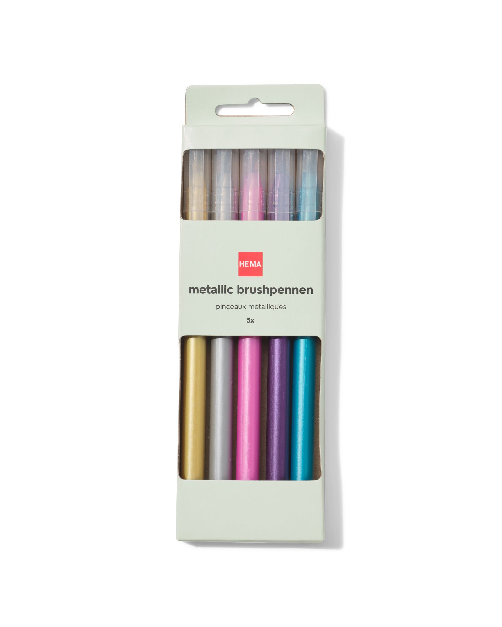 Metallic-Pinselstifte &ndash; 5 St&uuml;ck - 14404003 - HEMA