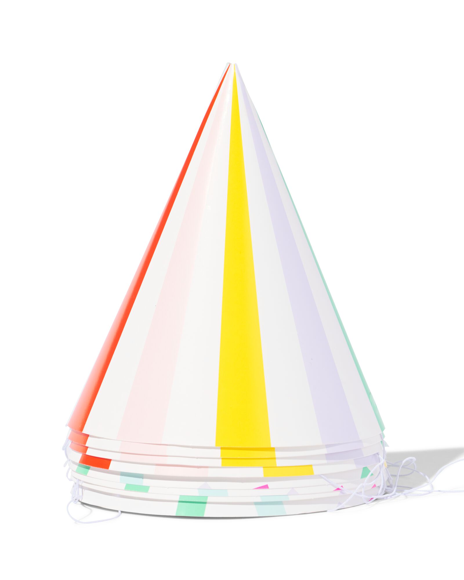 chapeaux de f&ecirc;te ray&eacute; 8 pi&egrave;ces  - 14250092 - HEMA