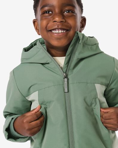 Kinderjacke Farbkontrast gr&uuml;n gr&uuml;n - 30743819GREEN - HEMA