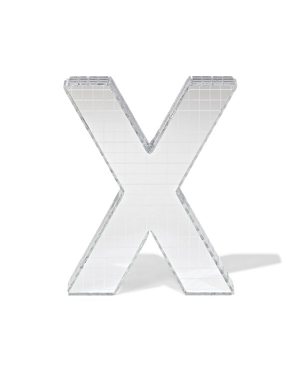 lettre disco X 10x9x10cm - 14250297 - HEMA