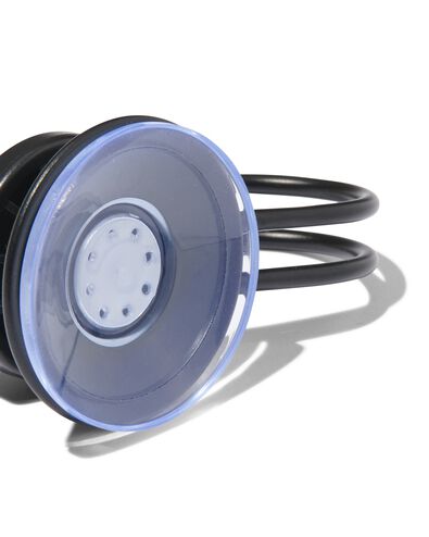 handdoekhaak met zuignap zwart - 80300155 - HEMA
