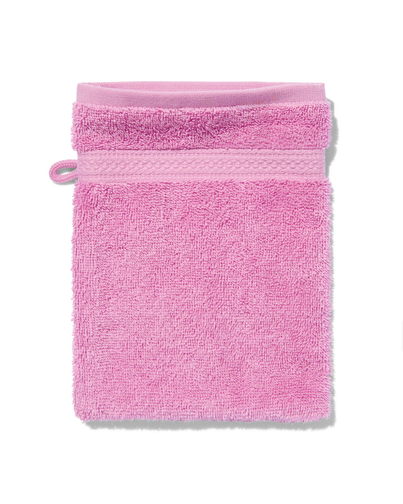 gant de toilette de qualit&eacute; &eacute;paisse violet rose - 5250376 - HEMA