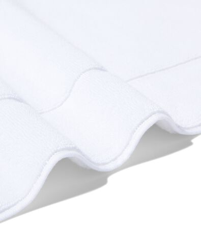 tapis de bain 50x80 qualit&eacute; &eacute;paisse tissu blanc - 5250007 - HEMA