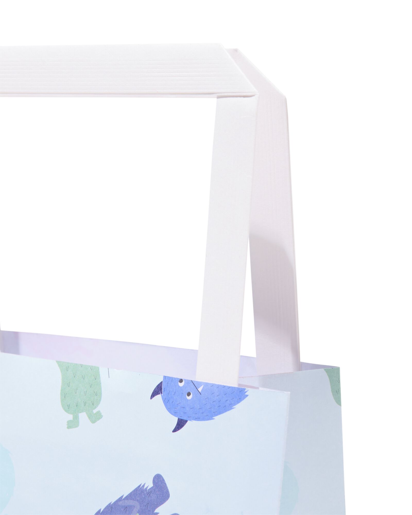 sacs cadeaux 21x13x21cm monstres- lot de 6 - 14700688 - HEMA