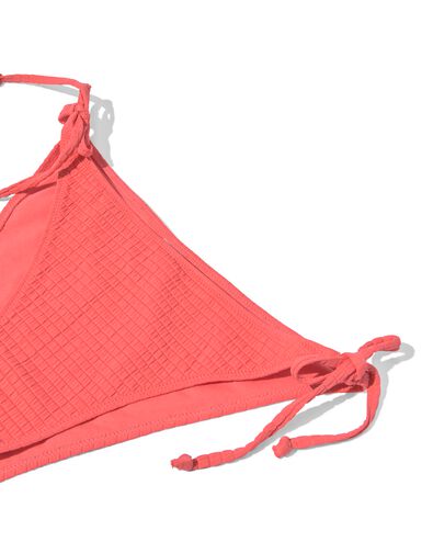 Damen-Bikinislip, Schleife korallfarben XS - 22351206 - HEMA