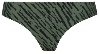dames bikinibroekje - zebra legergroen legergroen - 1000022861 - HEMA