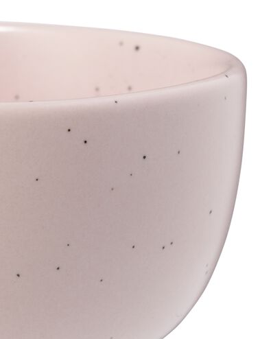 mini-bol ⌀7cm fa&iuml;ence mouchet&eacute;e rose - 9650361 - HEMA