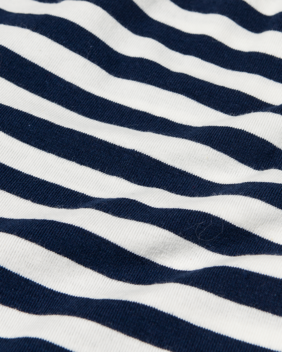 pyjama enfant coton stretch rayures bleu bleu - 1000026561 - HEMA