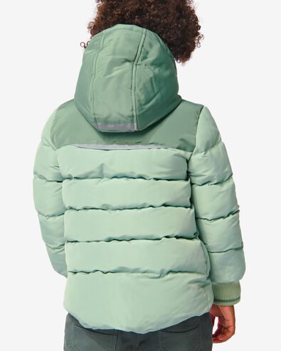manteau enfant avec capuche vert vert - 1000032467 - HEMA