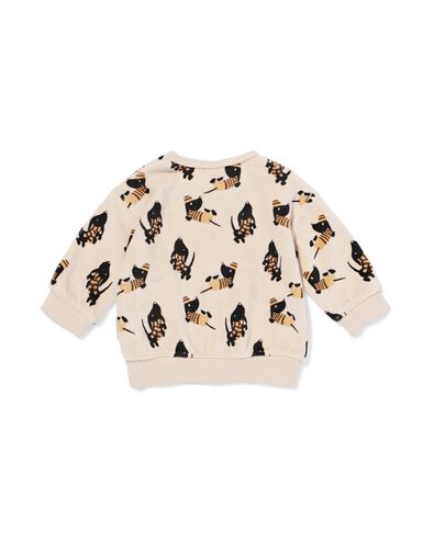 pull nouveau-n&eacute; Takkie en velours gris clair gris clair - 33434620LIGHTGREY - HEMA