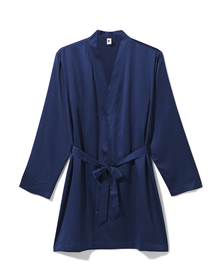 kimono taille S/M bleu foncé - 5260034 - HEMA