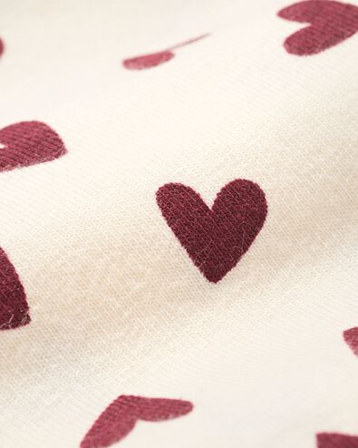 Mitwachsender Newborn-Wickelstrampler mit Herzchen ecru ecru - 33448120ECRU - HEMA