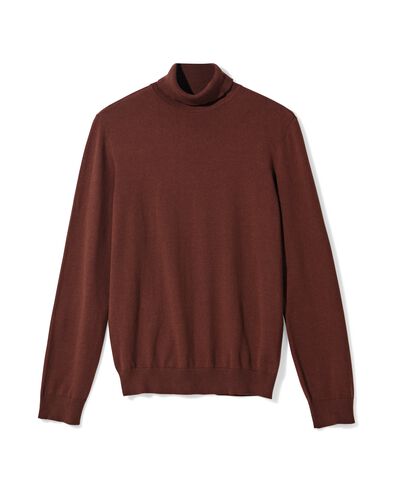 heren coltrui Marco donkerbruin - 2117040DARKBROWN - HEMA