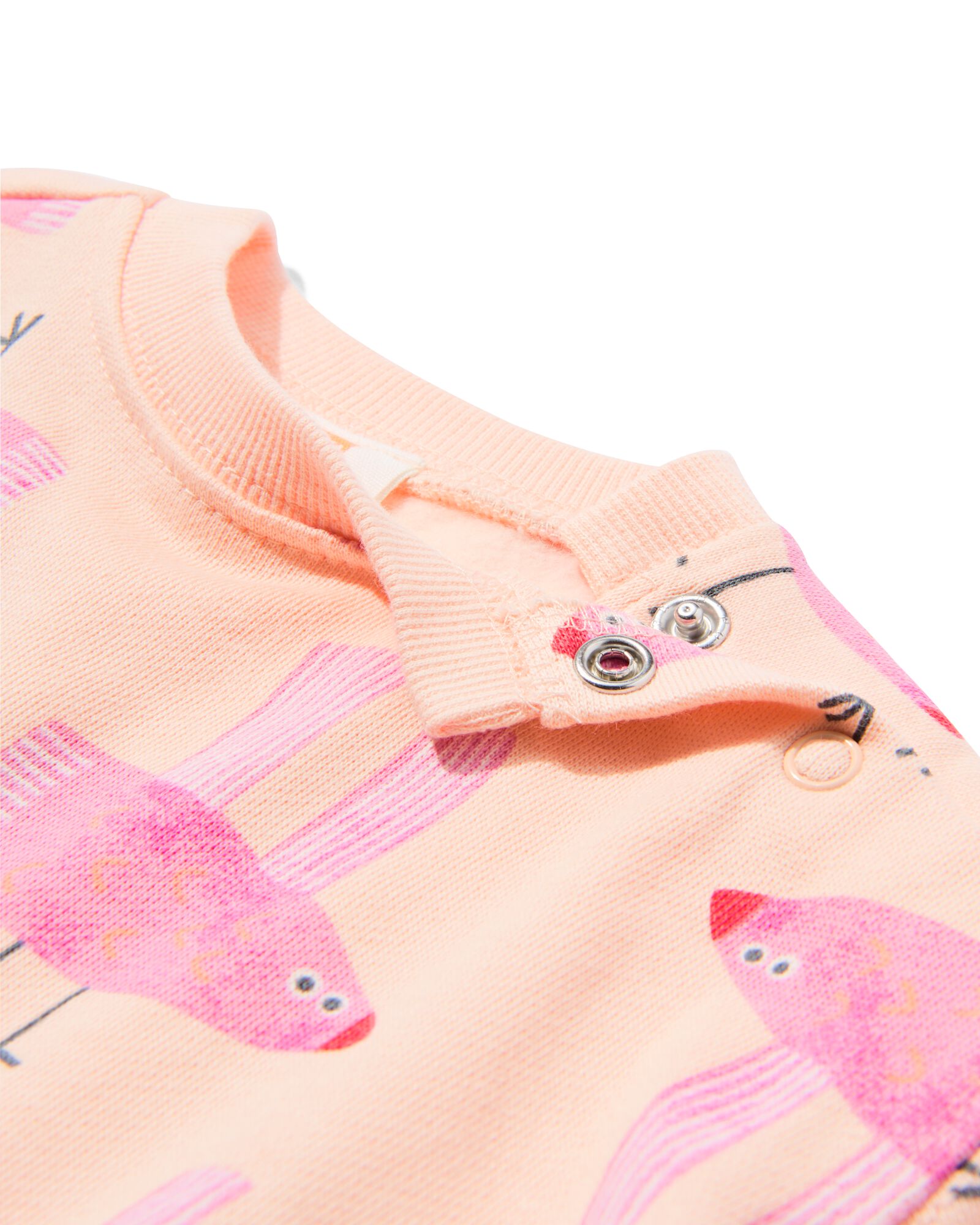 babytrui vogel zalmroze zalmroze - 33057870SALMONPINK - HEMA