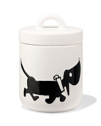 Takkie snoepjespot 17x11.5x11.5cm wit  - 61100354 - HEMA
