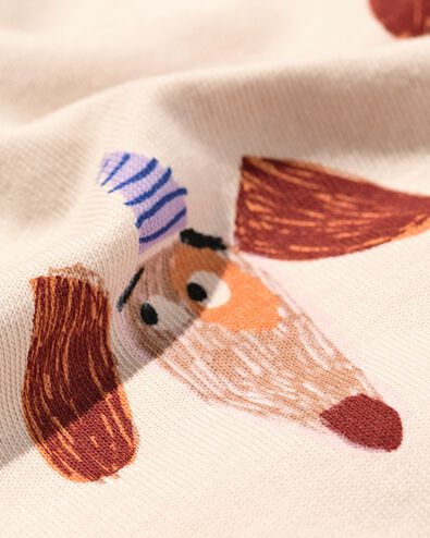 babypyjama feesthonden gebroken wit - 33367850OFFWHITE - HEMA