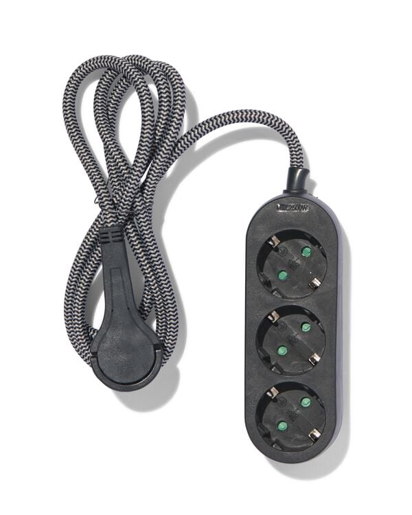 stekkerdoos 3-voudig 3m - 81000112 - HEMA