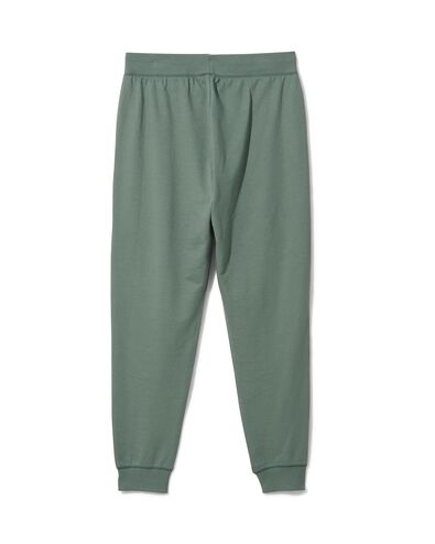 pantalon sweat lounge femme coton vert S - 23400364 - HEMA
