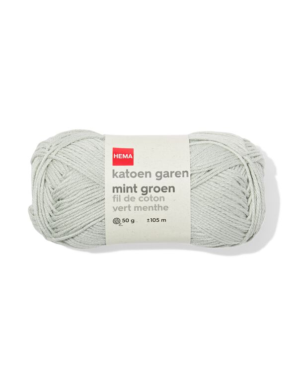 fil de coton 50 g 105 m vert menthe - 60702863 - HEMA