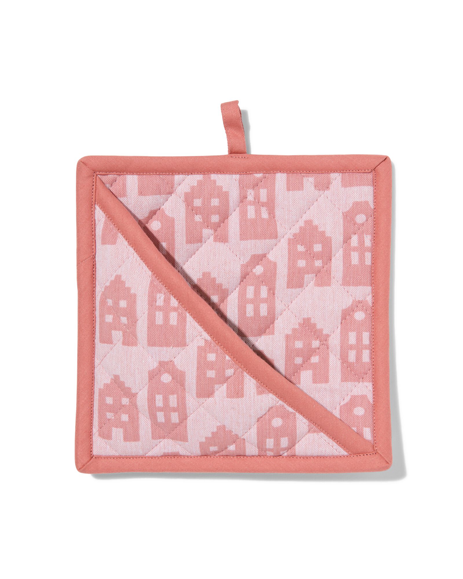 manique 21x21 rose maisons - 5430009 - HEMA