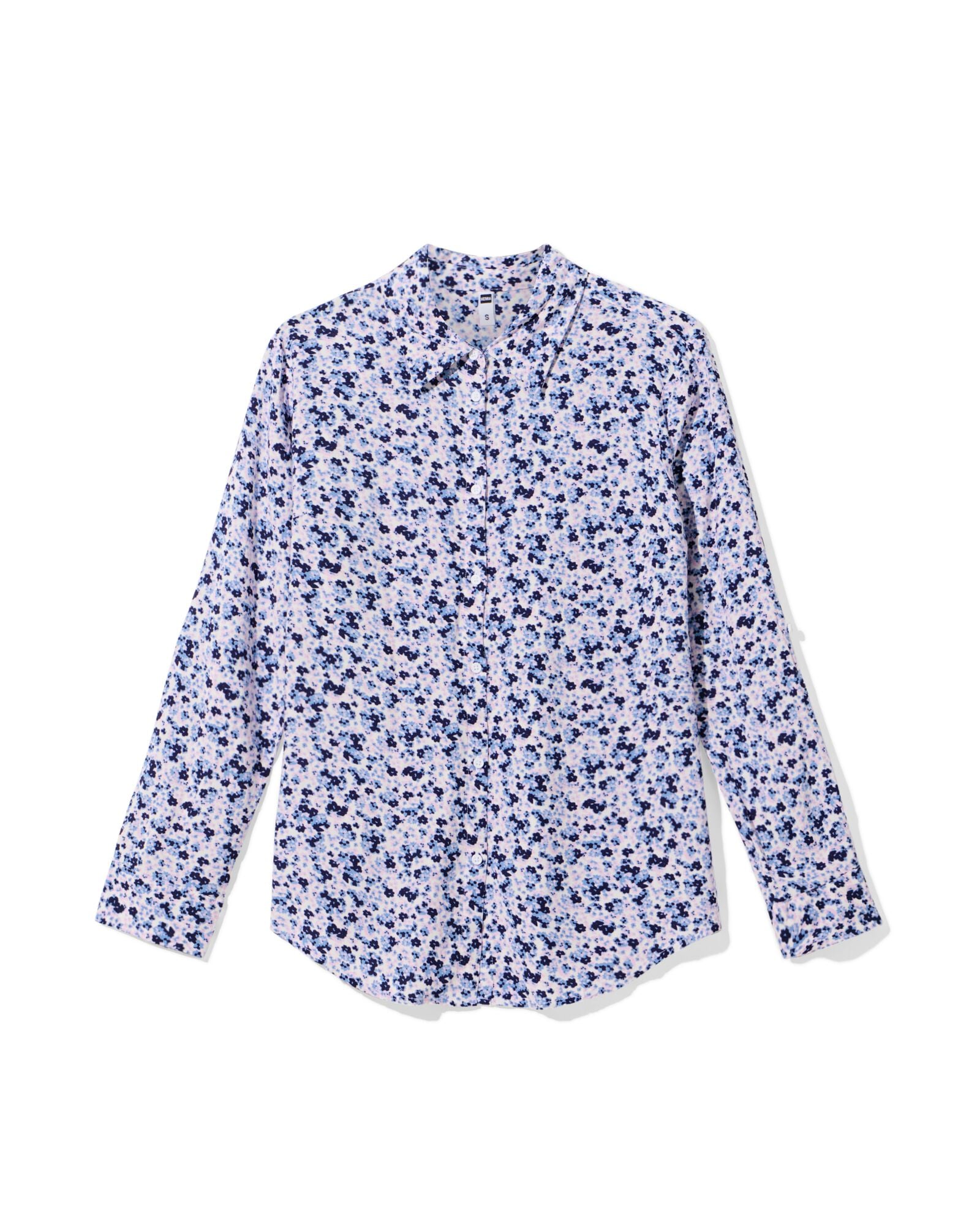 Damenbluse Bobbie, gebl&uuml;mt wei&szlig; wei&szlig; - 36207650WHITE - HEMA