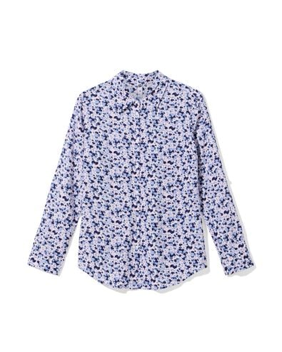 Damenbluse Bobbie, gebl&uuml;mt wei&szlig; wei&szlig; - 36207650WHITE - HEMA