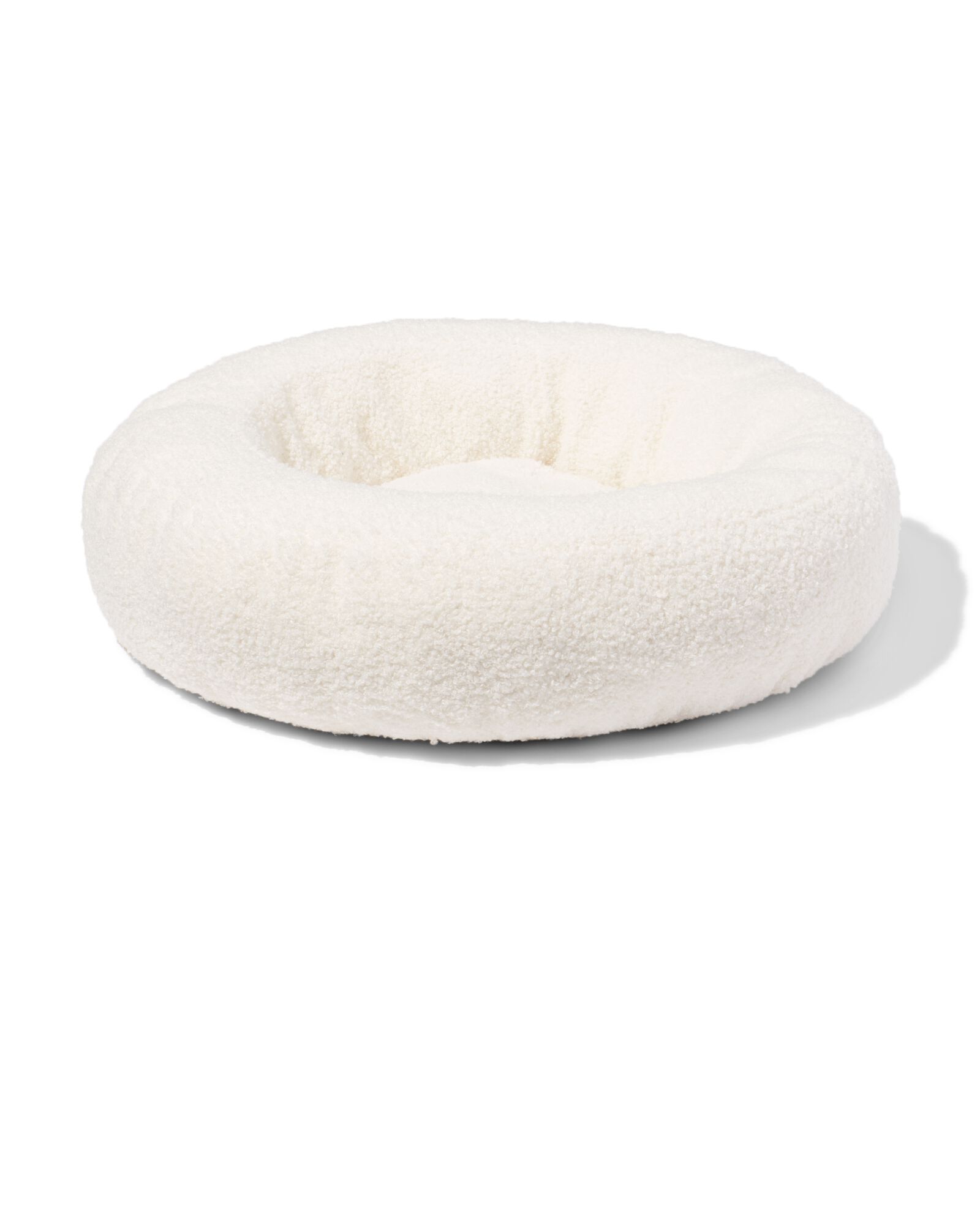 dierenmand 50x11cm donut sherpa cr&egrave;me - 61100350 - HEMA