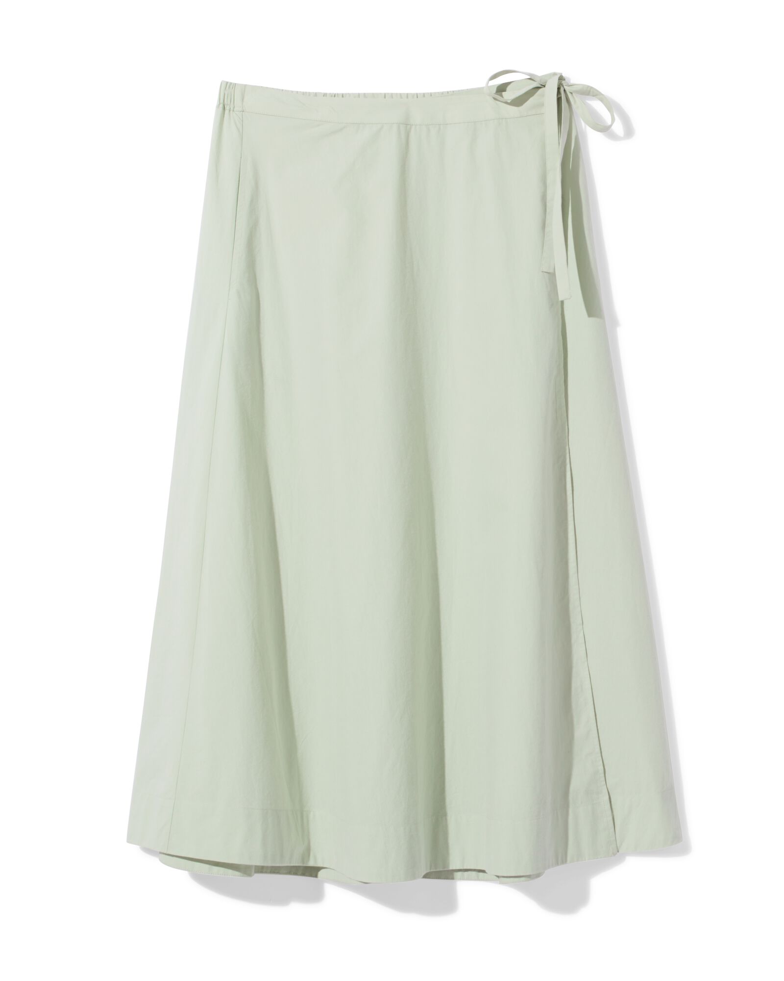 jupe trap&egrave;ze femme popeline vert clair vert clair - 36210260LIGHTGREEN - HEMA