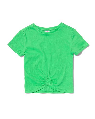 Kinder-T-Shirt, mit Ring grün 158/164 - 30841173 - HEMA