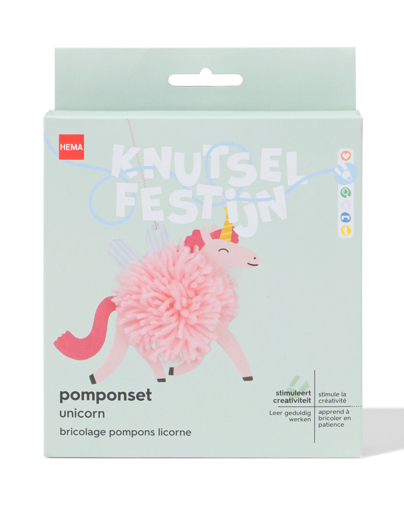 kit pompons licorne - 15900338 - HEMA