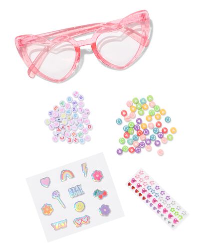 kit d'artisanat d&eacute;coration lunettes amusantes - 15900568 - HEMA