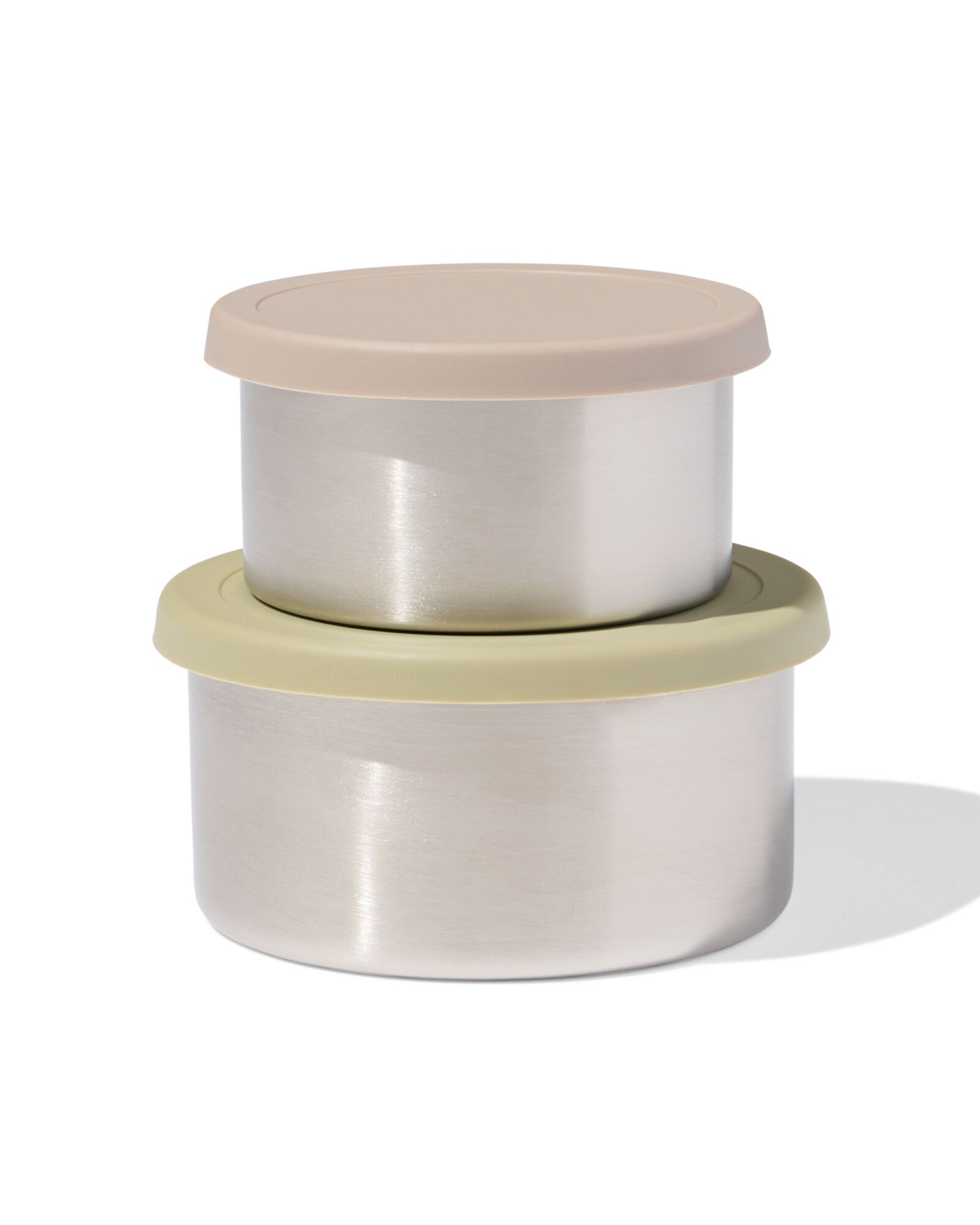 bo&icirc;tes &agrave; collation inox vert - 2 pi&egrave;ces - 80650205 - HEMA