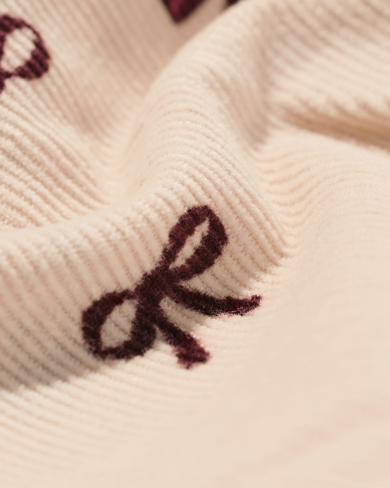 babyjurk rib strikjes ecru - 33048770ECRU - HEMA