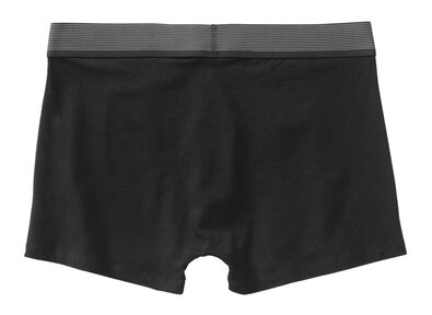 2 boxers homme mod&egrave;le court avec bambou noir - 1000012117 - HEMA
