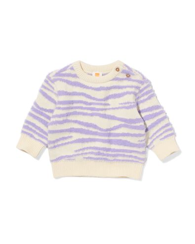 pull b&eacute;b&eacute; z&egrave;bre violet violet - 33023670PURPLE - HEMA