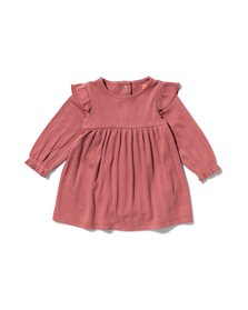 robe body nouveau-né avec motif ajouré rose rose - 1000029850 - HEMA
