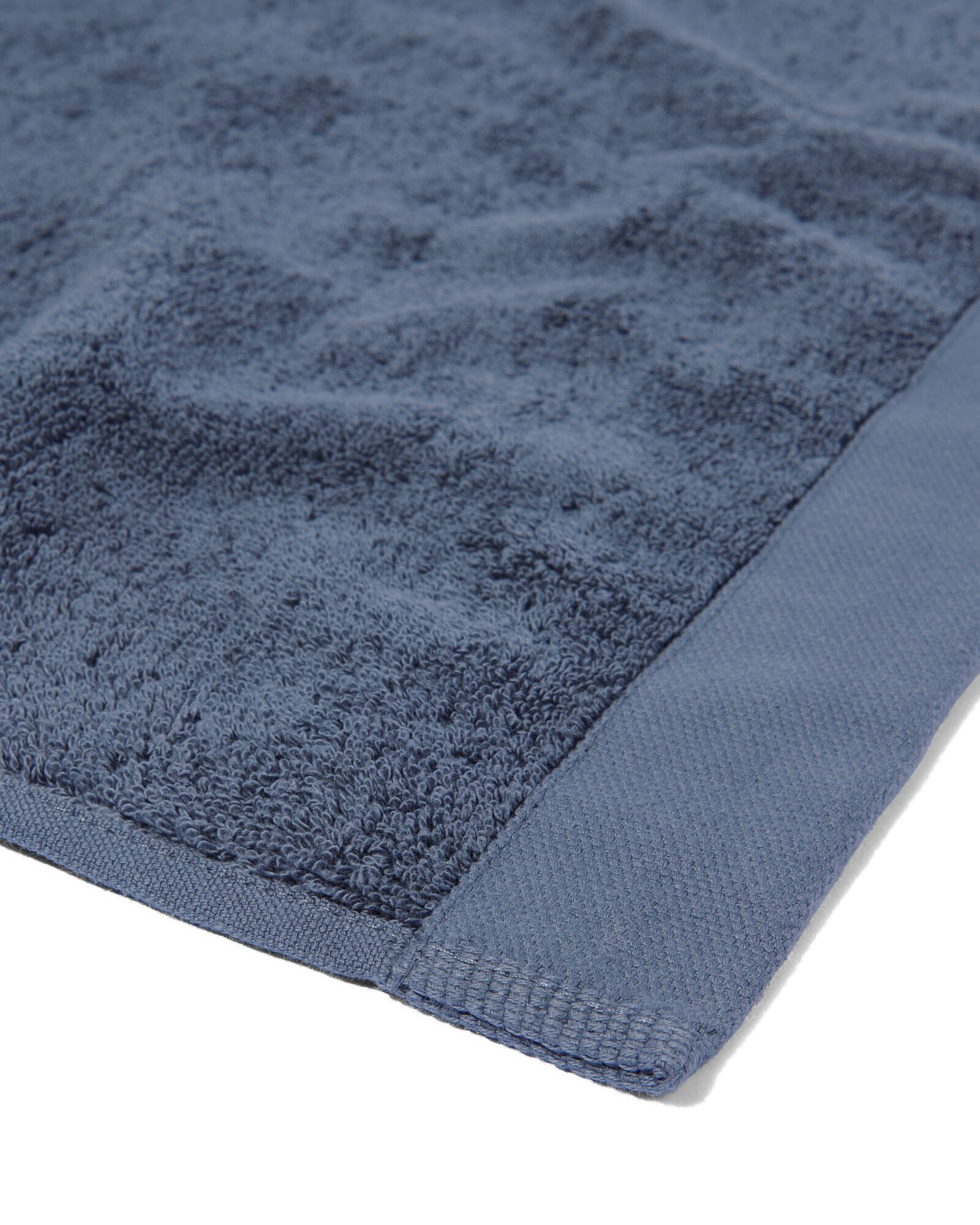 handdoeken - hotel extra zacht middenblauw gastendoekje - 5250356 - HEMA