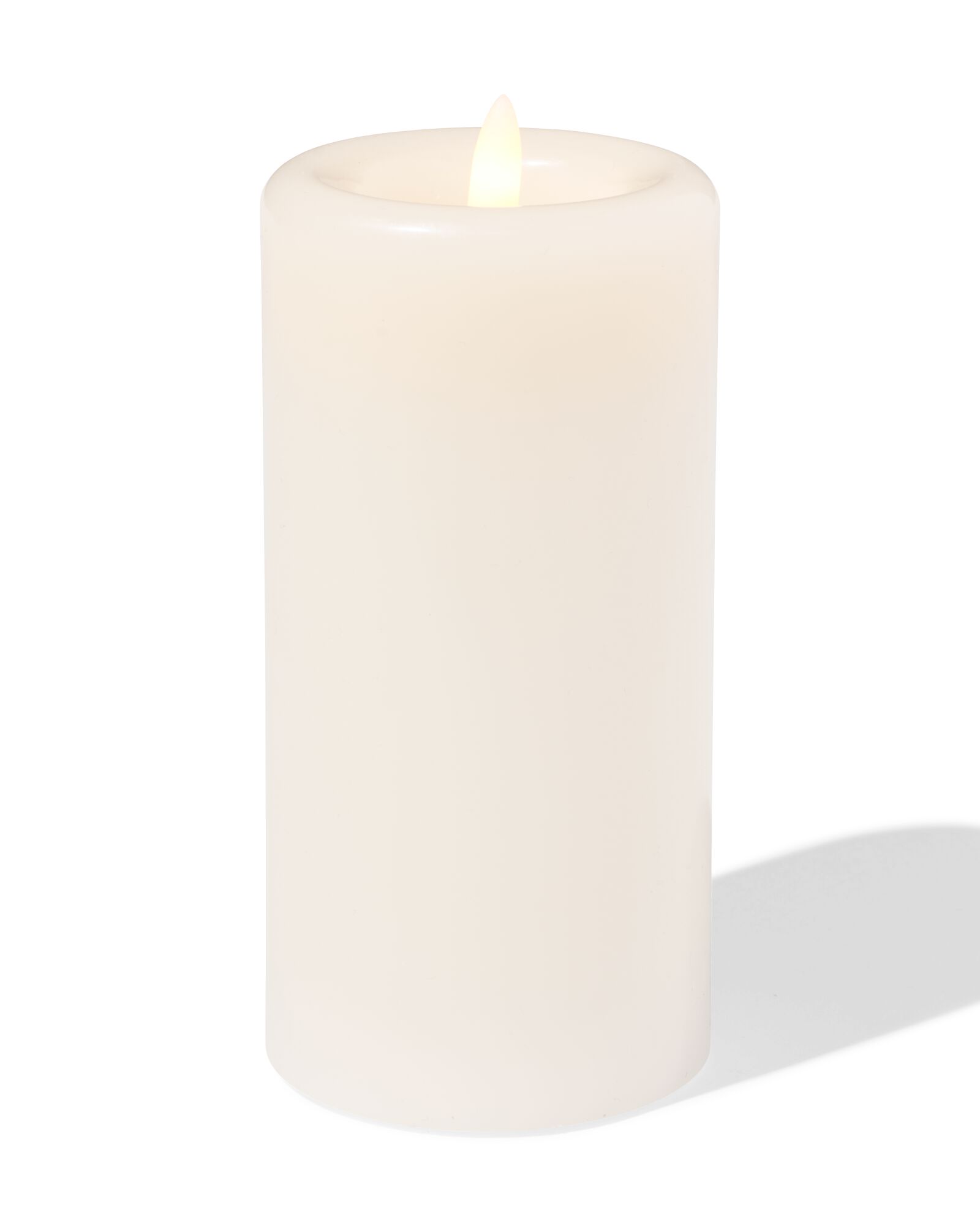 LED-Kerze, ⌀ 7,5 &times; 15 cm, Elfenbein - 13550141 - HEMA