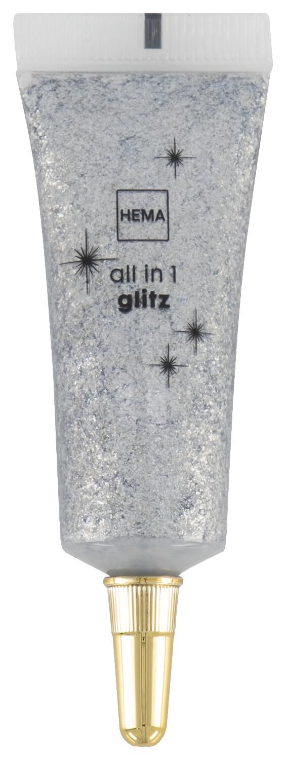 Lift Giraffe Subjectief gezichtsgloss all over glitter silver - HEMA
