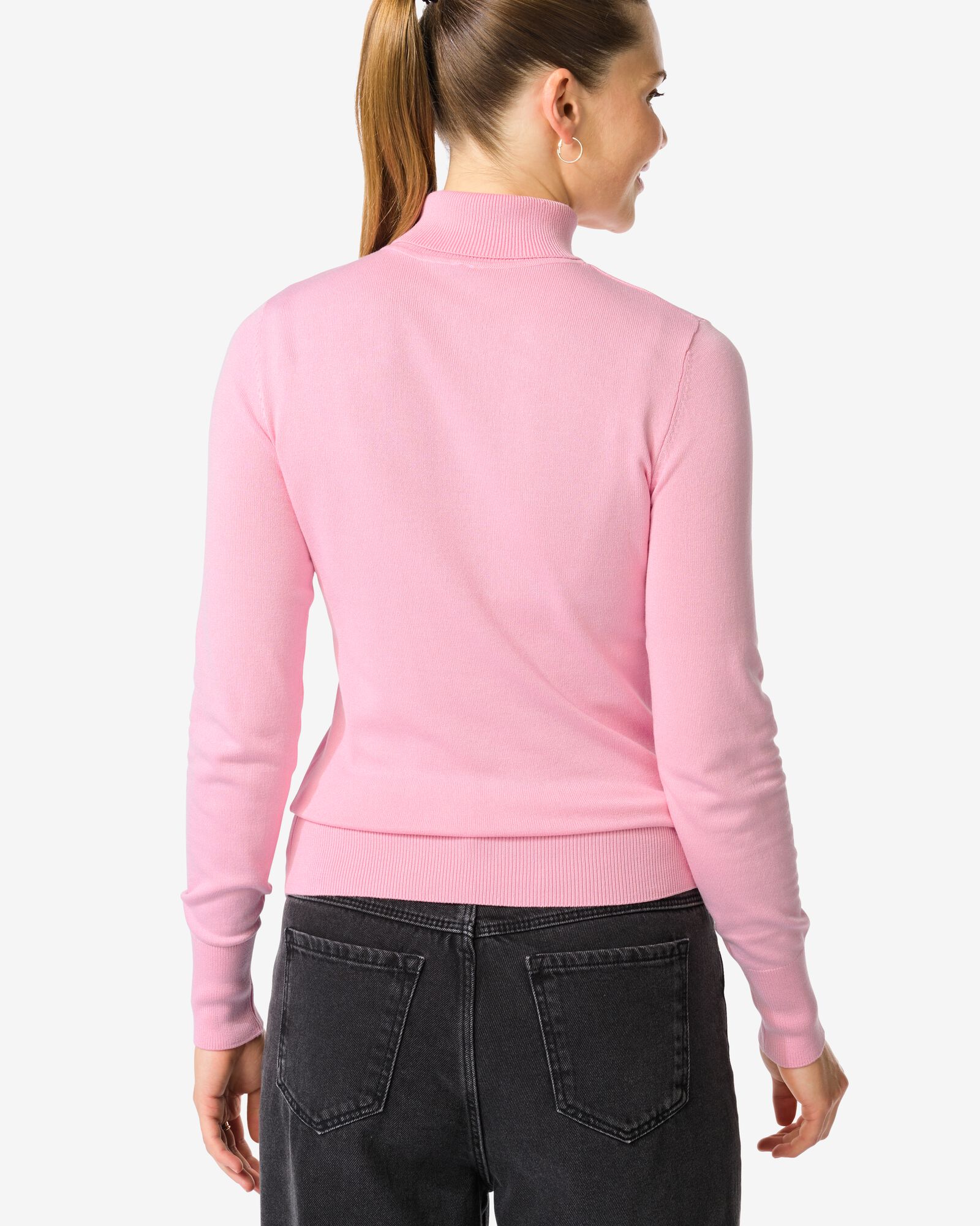 pull col femme Lois rose rose - 36302790PINK - HEMA