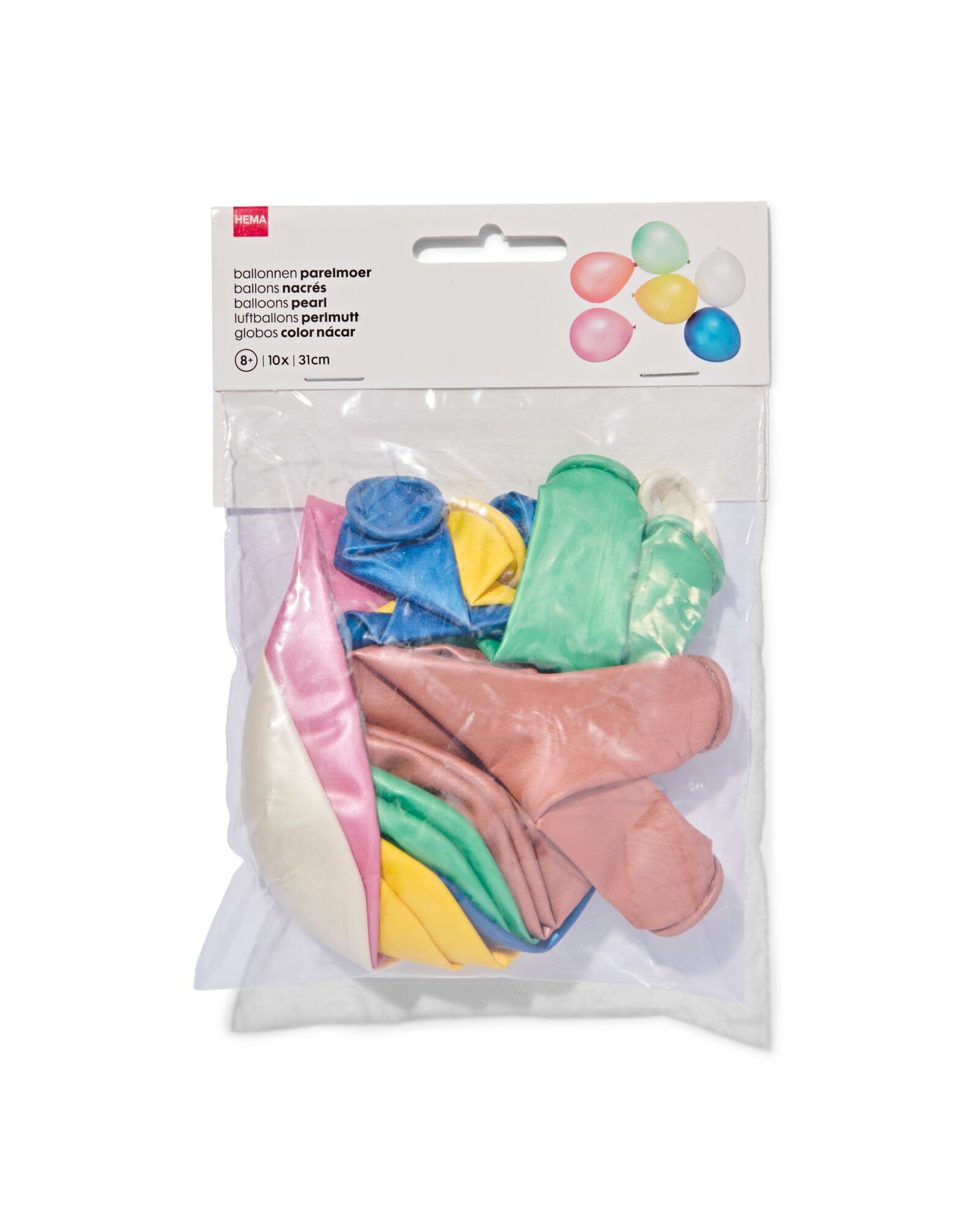 lot de 10 ballons - 14230012 - HEMA