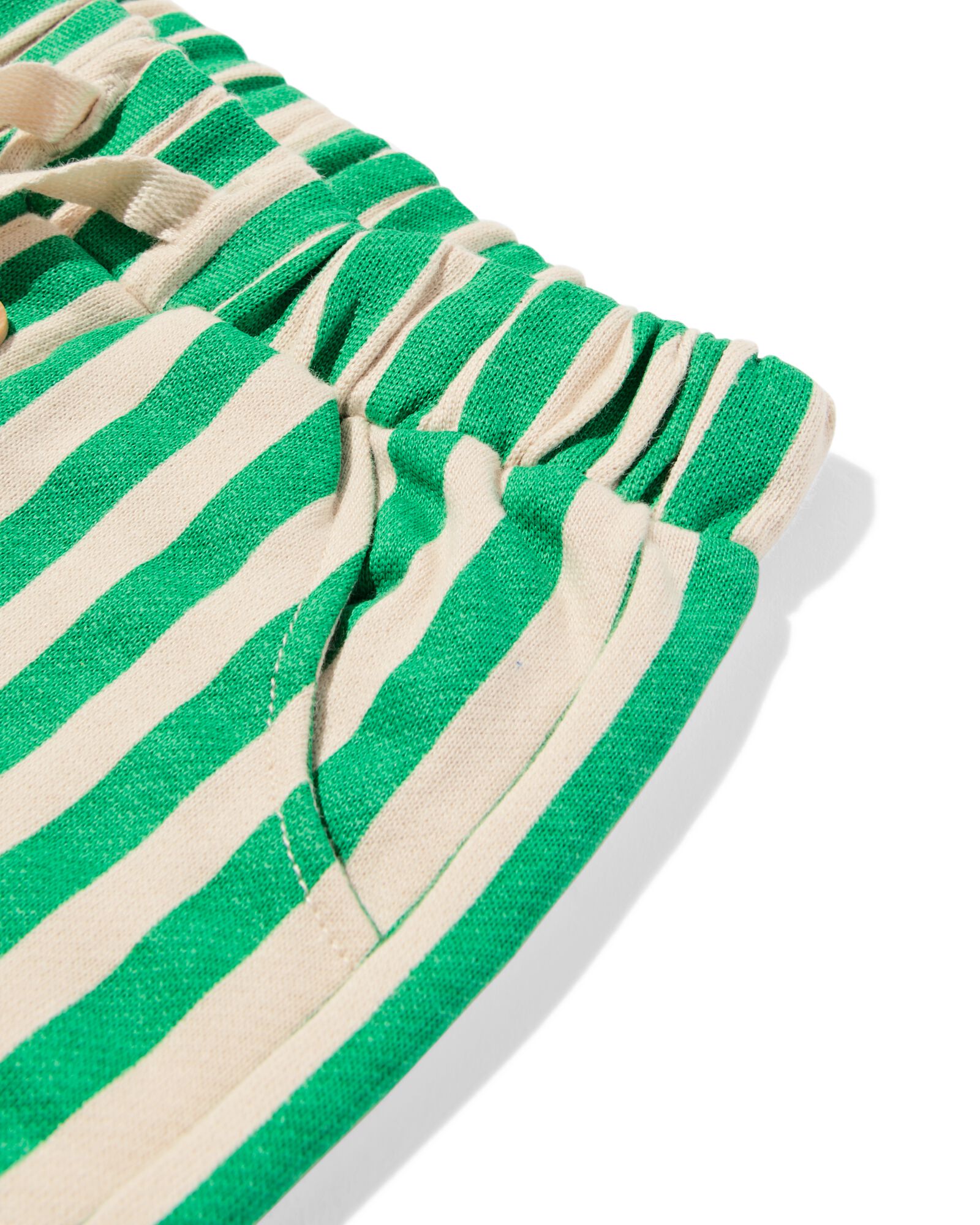 baby sweatshort strepen groen - 33135470GREEN - HEMA