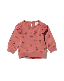 Newborn-Sweatshirt mit Rüschen rosa rosa - 1000029862 - HEMA