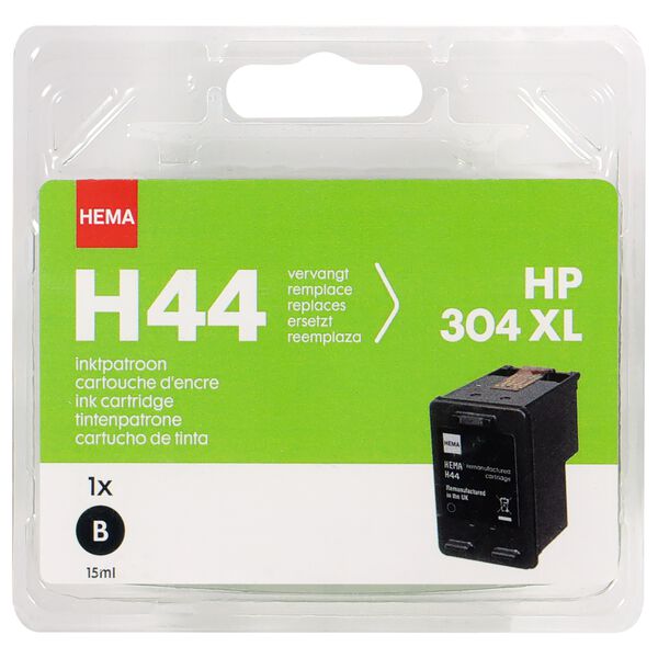 HEMA H44 zwart vervangt HP 304XL zwart - 38399224 - HEMA