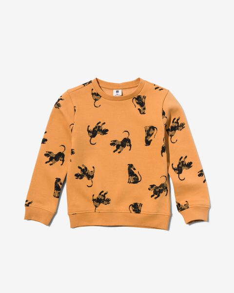 Kinder-Sweatshirt, Hunde geel - 1000029817 - HEMA